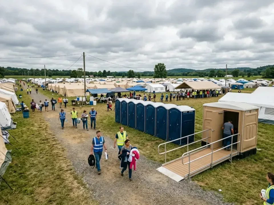 disaster-relief-camp-restrooms-010 — frequently asked questions, Dumpster & Portable Bathrooms Rental in Canyon Lake, CA